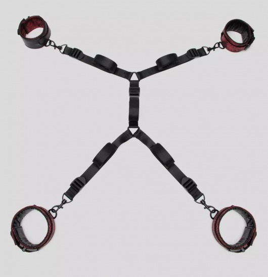 Изысканный набор фиксаций на кровати Reversible Under Mattress Restraint Set - Fifty Shades of Grey - купить с доставкой в Новороссийске