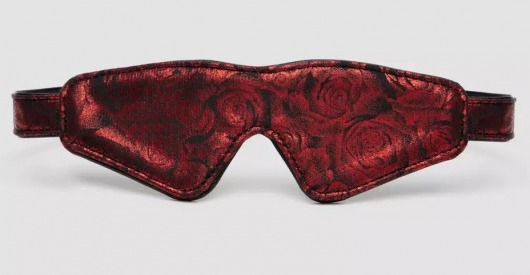 Двусторонняя красно-черная маска на глаза Reversible Faux Leather Blindfold - Fifty Shades of Grey - купить с доставкой в Новороссийске