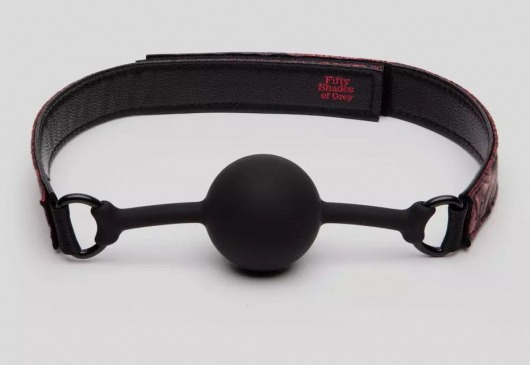 Кляп-шар на двусторонних ремешках Reversible Silicone Ball Gag - Fifty Shades of Grey - купить с доставкой в Новороссийске