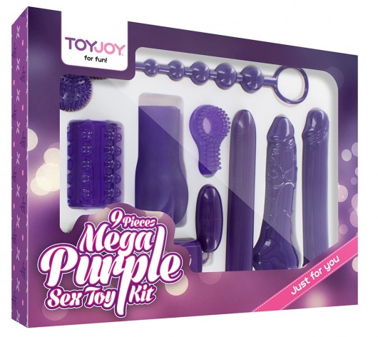Эротический набор Toy Joy Mega Purple - Toy Joy - купить с доставкой в Новороссийске