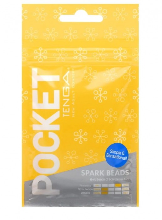Карманный мастурбатор Spark Beads - Tenga - в Новороссийске купить с доставкой