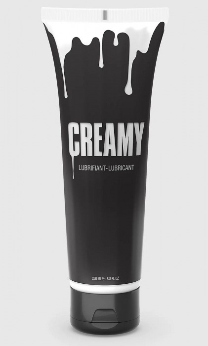 Смазка на водной основе Creamy с консистенцией спермы - 250 мл. - Strap-on-me - купить с доставкой в Новороссийске