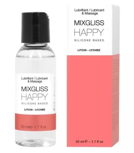 Смазка на силиконовой основе Mixgliss Happy - 50 мл. - Mixgliss - купить с доставкой в Новороссийске