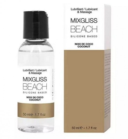 Смазка на силиконовой основе Mixgliss Beach - 50 мл. - Mixgliss - купить с доставкой в Новороссийске