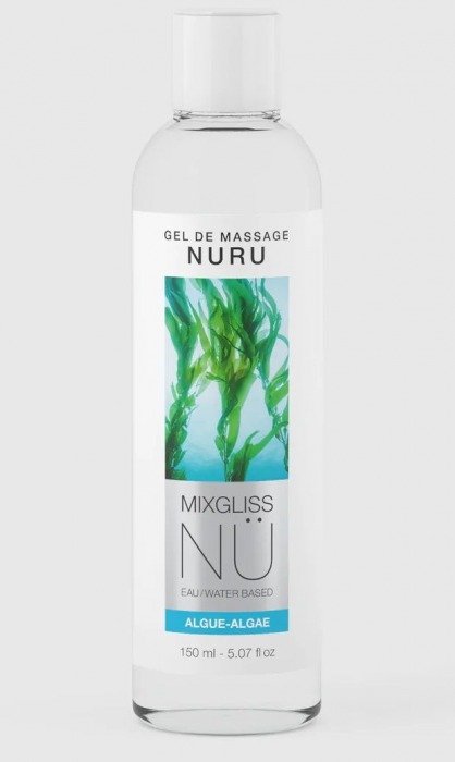 Массажный гель на водной основе Mixgliss NU Algae - 150 мл. - Strap-on-me - купить с доставкой в Новороссийске