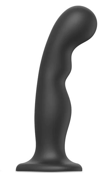 Черная насадка Strap-On-Me Dildo Plug P G size XXL - Strap-on-me - купить с доставкой в Новороссийске