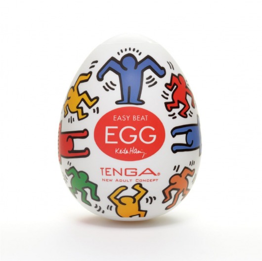 Мастурбатор-яйцо Keith Haring EGG DANCE - Tenga - в Новороссийске купить с доставкой