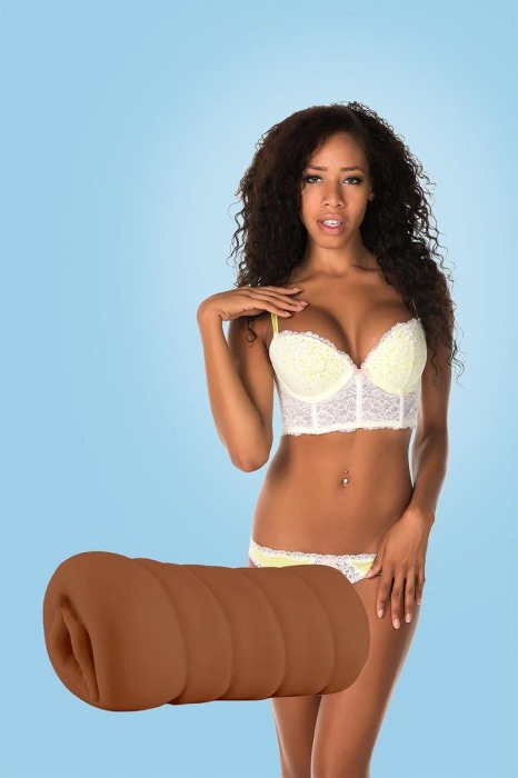 Коричневый мастурбатор-вагина BRIANNA - Dream Toys - в Новороссийске купить с доставкой