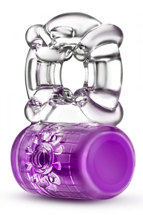 Фиолетовое эрекционное виброкольцо Pleaser Rechargeable C-Ring - Blush Novelties - в Новороссийске купить с доставкой