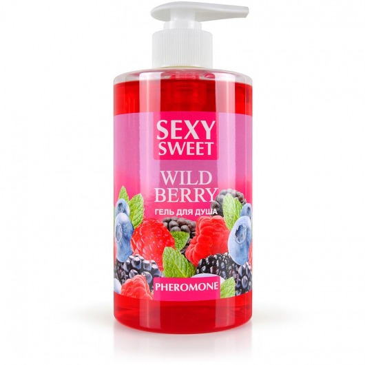 Гель для душа Sexy Sweet Wild Berry с ароматом лесных ягод и феромонами - 430 мл. -  - Магазин феромонов в Новороссийске