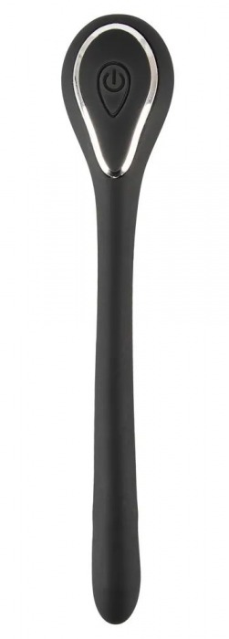 Черный гибкий уретральный стимулятор с вибрацией Vibrating Bendable Dilator - 13,5 см. - Orion - купить с доставкой в Новороссийске