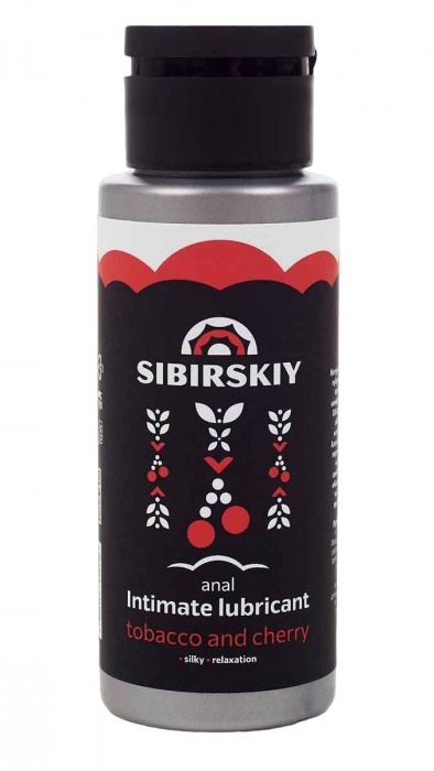Анальный лубрикант на водной основе SIBIRSKIY с ароматом вишни и табака - 100 мл. - Sibirskiy - купить с доставкой в Новороссийске