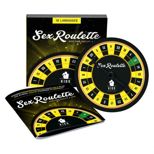 Настольная игра-рулетка Sex Roulette Kiss - Tease&Please - купить с доставкой в Новороссийске
