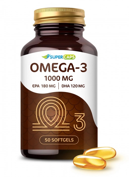 Пищевая добавка SuperCaps OMEGA-3 - 50 капсул (1000 мг) - SuperCaps - купить с доставкой в Новороссийске