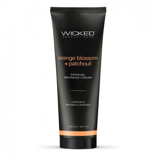 Массажный легкий крем WICKED Orange Blossom plus Patchouli - 120 мл. - Wicked - купить с доставкой в Новороссийске