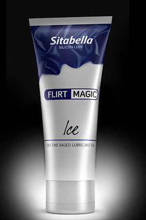 Силиконовая гель-смазка FLIRT MAGIC Ice с лёгким пролонгирующим эффектом - 75 мл. - Sitabella - купить с доставкой в Новороссийске