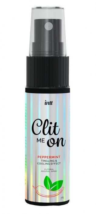 Клиторальный возбуждающий спрей Clit Me On Peppermint - 12 мл. - INTT - купить с доставкой в Новороссийске