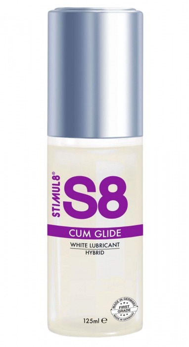 Гибридный лубрикант S8 Hybrid Cum Glide с консистенцией спермы - 125 мл. - Stimul8 - купить с доставкой в Новороссийске