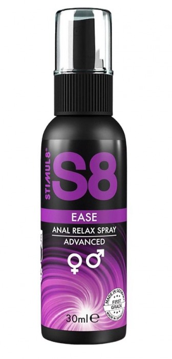 Расслабляющий анальный спрей S8 Ease Anal Relax Spray - 30 мл. - Stimul8 - купить с доставкой в Новороссийске