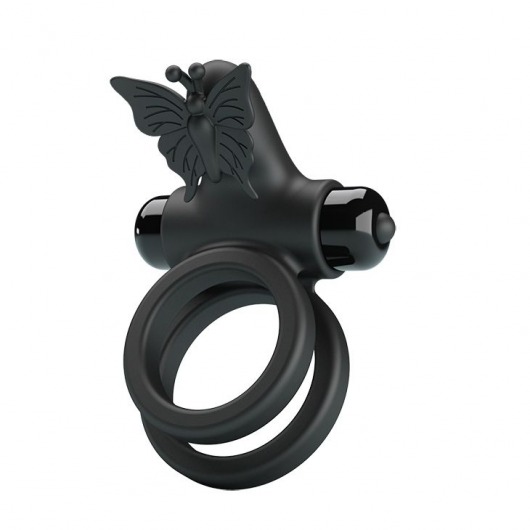 Черное эрекционное виброкольцо Passionate Ring IX - Baile - в Новороссийске купить с доставкой