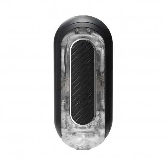 Черный мастурбатор Tenga Flip Zero Gravity с вибрацией - Tenga - в Новороссийске купить с доставкой