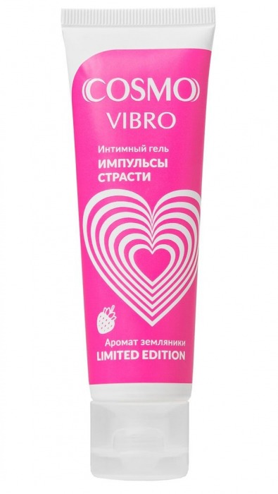 Возбуждающий гель на водно-силиконовой основе Cosmo Vibro с ароматом земляники - 50 гр. - Биоритм - купить с доставкой в Новороссийске