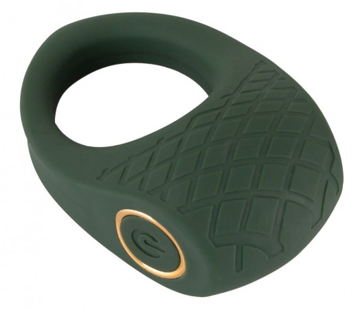 Зеленое эрекционное виброкольцо Luxurious Vibro Cock Ring - Orion - в Новороссийске купить с доставкой