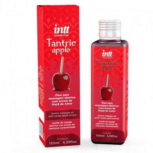 Массажное масло Tantric Apple с ароматом яблока - 130 мл. - INTT - купить с доставкой в Новороссийске