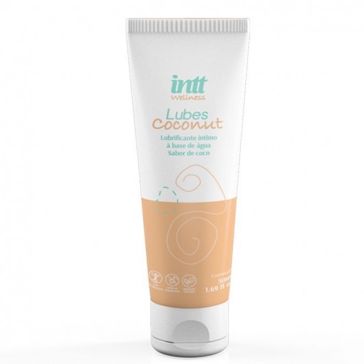 Лубрикант на водной основе Lubes Coconut с ароматом кокоса - 50 гр. - INTT - купить с доставкой в Новороссийске