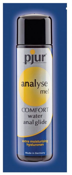 Анальный лубрикант pjur ANALYSE ME Comfort Water Anal Glide - 2 мл. - Pjur - купить с доставкой в Новороссийске