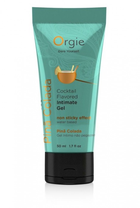 Съедобный интимный гель Orgie Lube Tube Cocktail Pina Colada - 50 мл. - ORGIE - купить с доставкой в Новороссийске