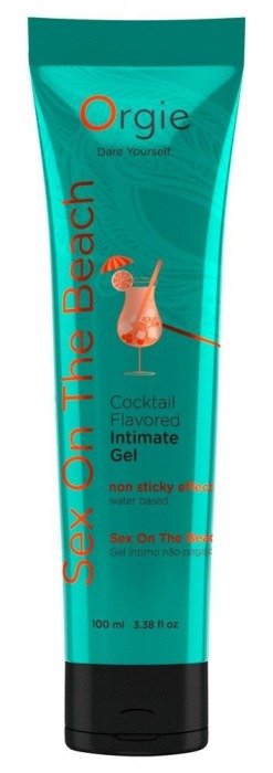 Съедобный интимный гель Orgie Lube Tube Cocktail Sex On The Beach - 100 мл. - ORGIE - купить с доставкой в Новороссийске