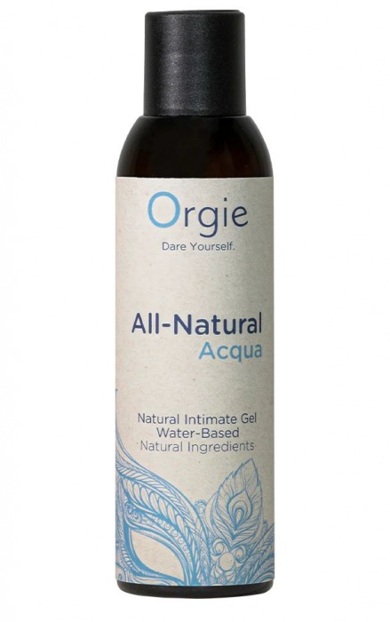 Интимный гель на водной основе Orgie All-Natural Acqua - 150 мл. - ORGIE - купить с доставкой в Новороссийске