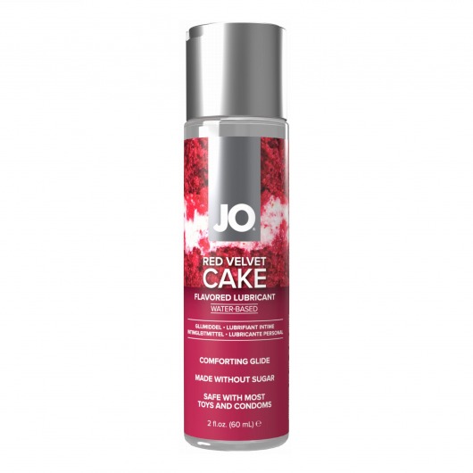 Лубрикант на водной основе JO H2O Red Velvet Cake Flavored Lubricant - 60 мл. - System JO - купить с доставкой в Новороссийске