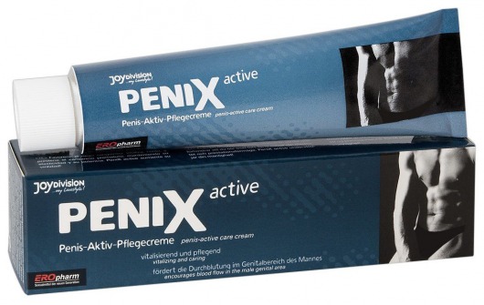 Возбуждающий крем для мужчин PeniX active - 75 мл. - Joy Division - купить с доставкой в Новороссийске