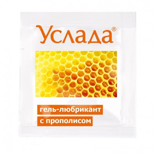 Гель-лубрикант «Услада с прополисом» - 3 гр. - Биоритм - купить с доставкой в Новороссийске