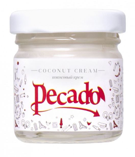 Массажная свеча Сoconut Cream - 35 мл. - Pecado - купить с доставкой в Новороссийске