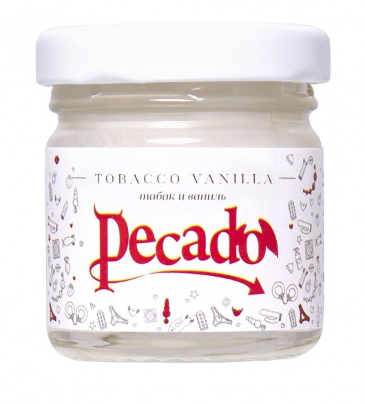 Массажная свеча Tobacco Vanilla - 35 мл. - Pecado - купить с доставкой в Новороссийске