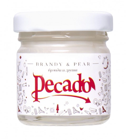 Массажная свеча Brandy   Pear - 35 мл. - Pecado - купить с доставкой в Новороссийске