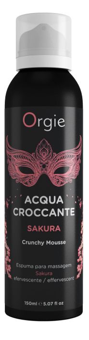 Хрустящая пенка для массажа Orgie Acqua Croccante Sakura с ароматом сакуры - 150 мл. - ORGIE - купить с доставкой в Новороссийске