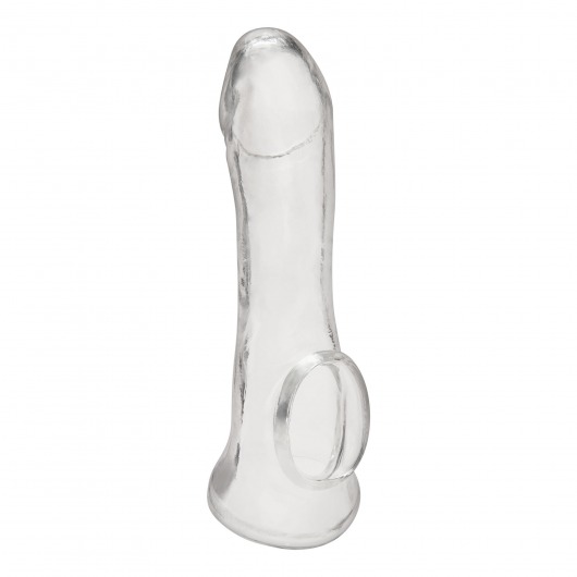 Прозрачная насадка на пенис Transparent Penis Enhancing Sleeve Extension - 15,9 см. - BlueLine - в Новороссийске купить с доставкой