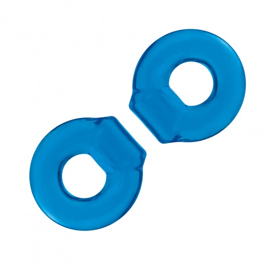 Комплект из двух колец для пениса 2-Pack Ultra-Stretch Stamina Endurance Ring - BlueLine - в Новороссийске купить с доставкой