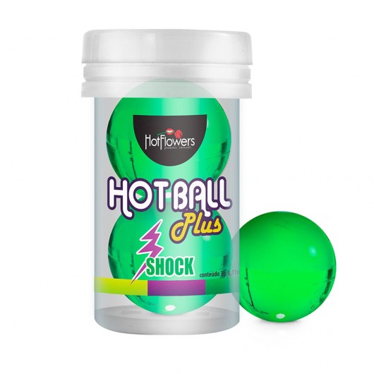 Лубрикант на силиконовой основе Hot Ball Plus с покалывающим эффектом (2 шарика по 3 гр.) - HotFlowers - купить с доставкой в Новороссийске