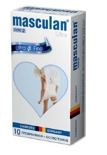Ультратонкие презервативы Masculan Ultra Fine с обильной смазкой - 10 шт. - Masculan - купить с доставкой в Новороссийске