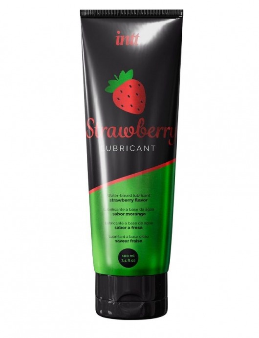 Смазка на водной основе с ароматом клубники Strawberry Lubricant - 100 мл. - INTT - купить с доставкой в Новороссийске