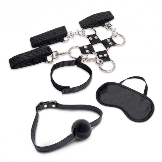 Набор для фиксации из 7 предметов Hogtie   Ball Gag Kit - Lux Fetish - купить с доставкой в Новороссийске