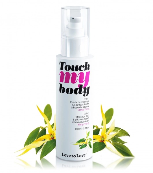 Силиконовый лубрикант 2-в-1 Touch My Body с ароматом иланг-иланга - 100 мл. - Love to Love - купить с доставкой в Новороссийске