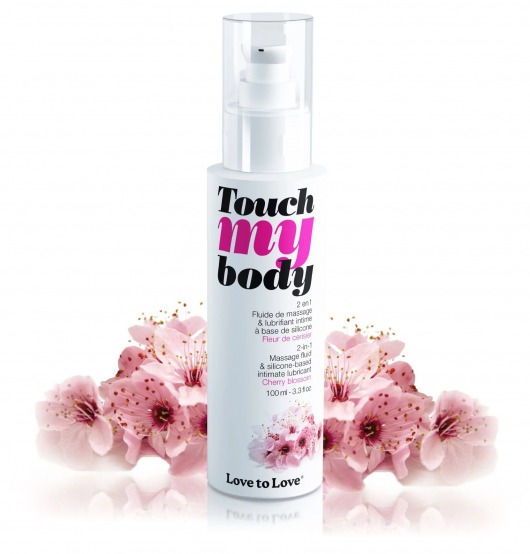 Силиконовый лубрикант 2-в-1 Touch My Body с ароматом вишнёвого цвета - 100 мл. - Love to Love - купить с доставкой в Новороссийске
