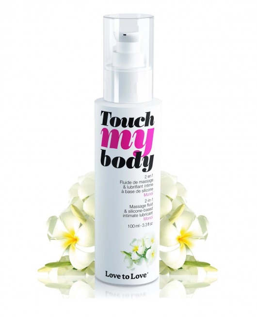 Силиконовый лубрикант 2-в-1 Touch My Body с ароматом моной - 100 мл. - Love to Love - купить с доставкой в Новороссийске