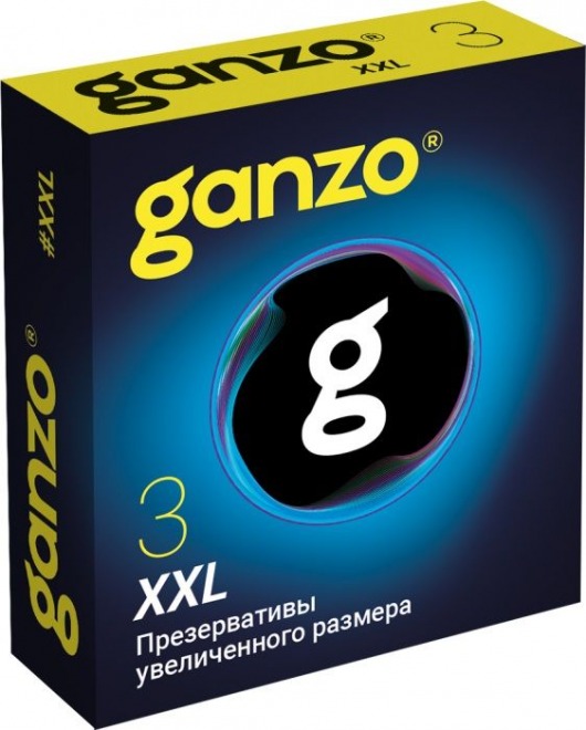 Презервативы увеличенного размера Ganzo XXL - 3 шт. - Ganzo - купить с доставкой в Новороссийске